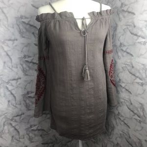 NWT Wet Seal Off the Shoulder Peasant Boho Top